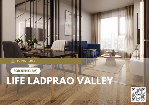ให้เช่า 📍 Life Ladprao Valley 📍 เฟอร์นิเจอร์ และ เครื่องใช้ไฟฟ้าครบ ใกล้ BTS และ MRT   