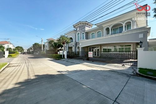 Luxury detached house for sale, 128 sq m, Grand Monaco Phase 2, Kanchanaphisek, near Suvarnabhumi.