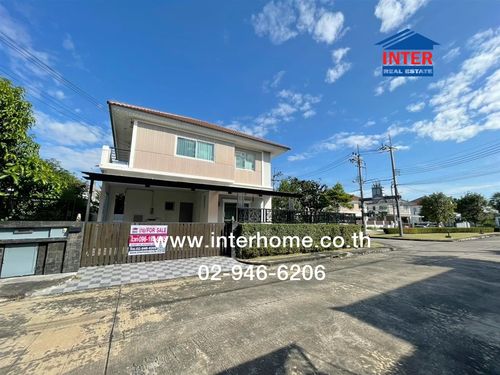 บ้านเดี่ยว 2 ชั้น 57.8 ตร.ว. หมู่บ้านเพอร์เฟค พาร์ค สุวรรณภูมิ  เฟส3 ซอยร่มเก้ล้า6/1 ถนนร่มเกล้า ถนนรามคำแหง ถนนรามอินทรา เขตมีนบุรี กรุงเทพมหานคร