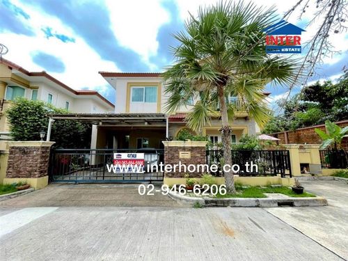 2-story detached house, 59.7 sq m, Laddarom Elegance Village, Wongwaen-Sathorn, Kanchanaphisek Road (West), Phetkasem Road, Bang Khae District, Bangkok