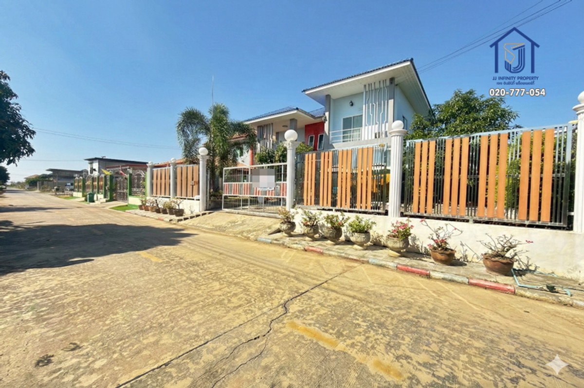 2-story detached house for sale, 100 square meters, Soi Khlong Si, Subdistrict 14/2, Rangsit-Nakhon Nayok Road. Near the Kanchanaphisek Ring Road entrance and exit point. (Motorway) – รูปที่ 2