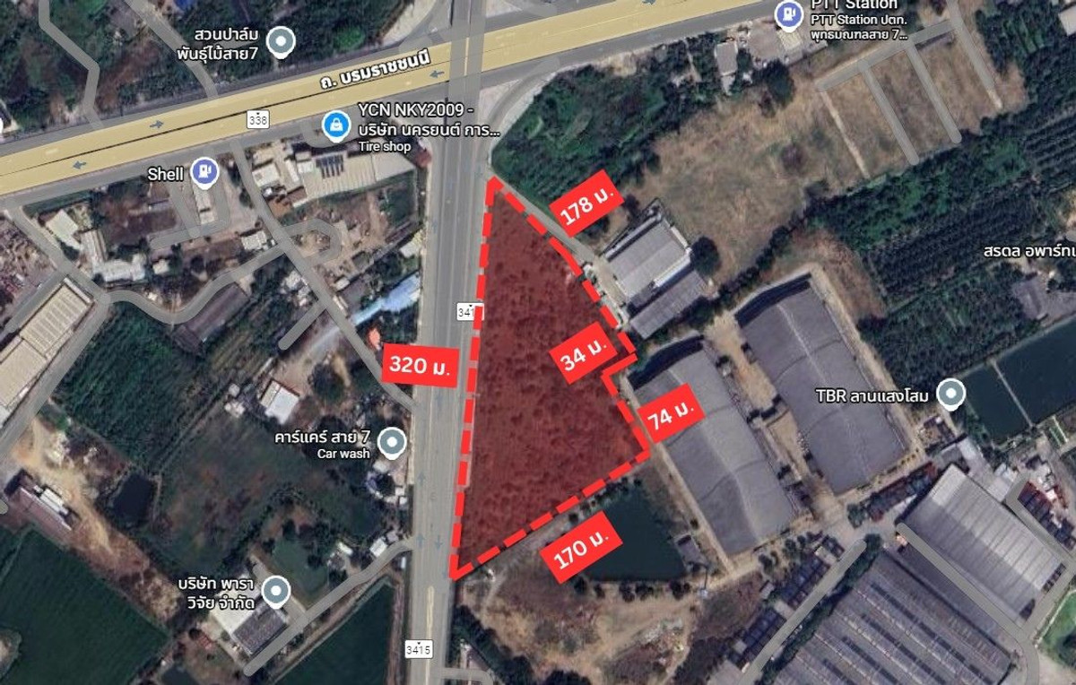 Empty land for sale, 16 rai, next to Phutthamonthon Sai 7 Road and near Borommaratchachonnani Road 7, Nakhon Pathom. Empty land for sale, 16 rai, next to Phutthamonthon Sai 7 Road and near Borommaratchachonnani Road 7, Nakhon Pathom.