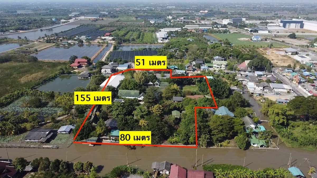 ให้เช่า ที่ดิน ติดแม่น้ำบางใหญ่ 8-2-13.5 ไร่ เหมาะทำ Wellness – รูปที่ 3