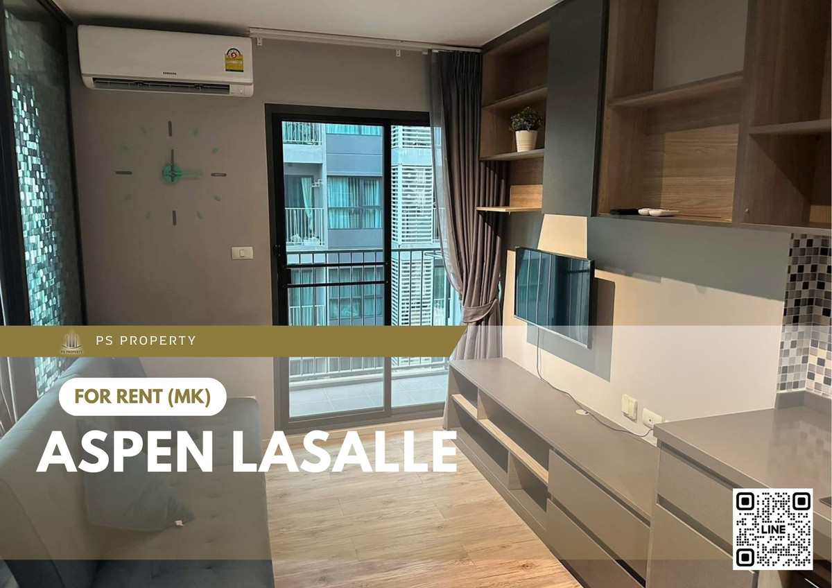 ให้เช่า ✨ Aspen Lasalle ✨ เฟอร์นิเจอร์ และ เครื่องใช้ไฟฟ้าครบ ใกล้ MRT ศรีลาซาล ให้เช่า ✨ Aspen Lasalle ✨ เฟอร์นิเจอร์ และ เครื่องใช้ไฟฟ้าครบ ใกล้ MRT ศรีลาซาล