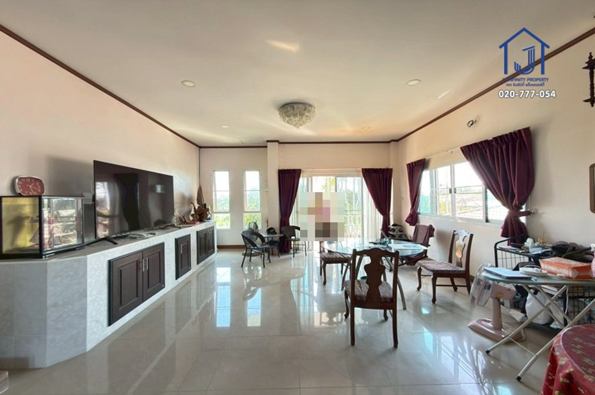 2-story detached house for sale, 100 square meters, Soi Khlong Si, Subdistrict 14/2, Rangsit-Nakhon Nayok Road. Near the Kanchanaphisek Ring Road entrance and exit point. (Motorway) – รูปที่ 4