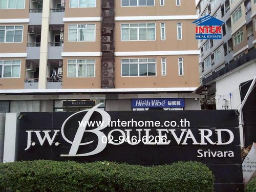 Condominium 57.57 sq m. J.W. Boulevard Praditmanutham Road, Sriwara Road, Bang Kapi District, Bangkok