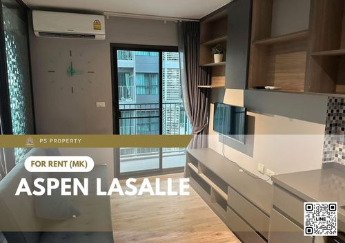 ให้เช่า ✨ Aspen Lasalle ✨ เฟอร์นิเจอร์ และ เครื่องใช้ไฟฟ้าครบ ใกล้ MRT ศรีลาซาล