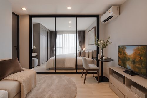 NEW ROOM 📍✨ 1 Bedroom 29 sqm @IDEO MOBI SUKHUMVIT EASTPOINT @BTS bangna 14,000 Per Month