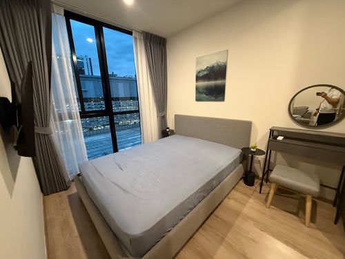 🔥For Rent Now🔥 Noble New District R9, brand new condo, fully furnished and ready to move in, near MRT Rama 9.