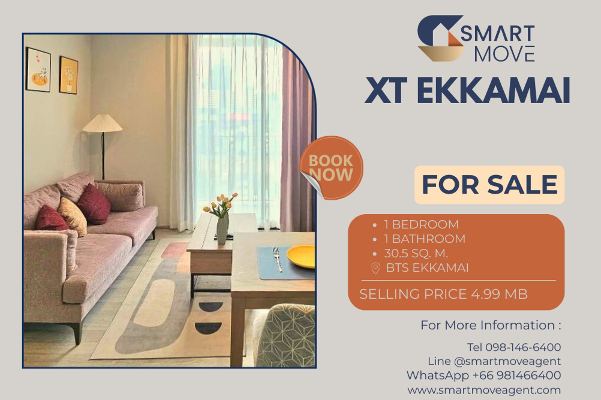 🔥 Sale with tenant !! high floor 31++, Good location!! 🔥 Code C20241000056..........XT Ekkamai, 1 bedroom, 1 bathroom, furnished, Special Deal!!📣📣