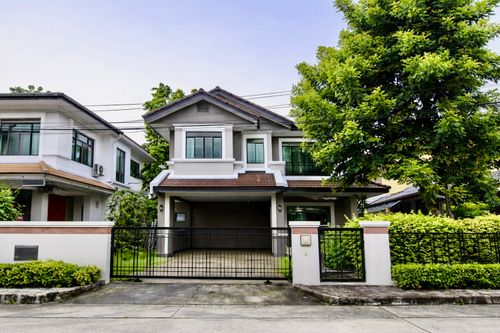 For Rent: Fully Furnished Detached House at Setthasiri Wongwaen – Sukhaphiban 2 (There’s no flooding)