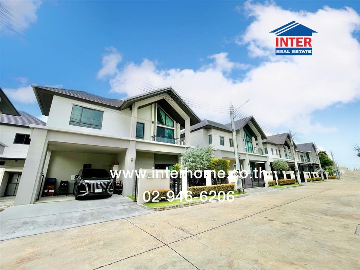2-story detached house, 50.3 sq m, Bangkok Boulevard Village. Ramintra-Watcharaphon, Ramintra Road, Chatuchot Road, Sai Mai District, Bangkok 2-story detached house, 50.3 sq m, Bangkok Boulevard Village. Ramintra-Watcharaphon, Ramintra Road, Chatuchot Road, Sai Mai District, Bangkok