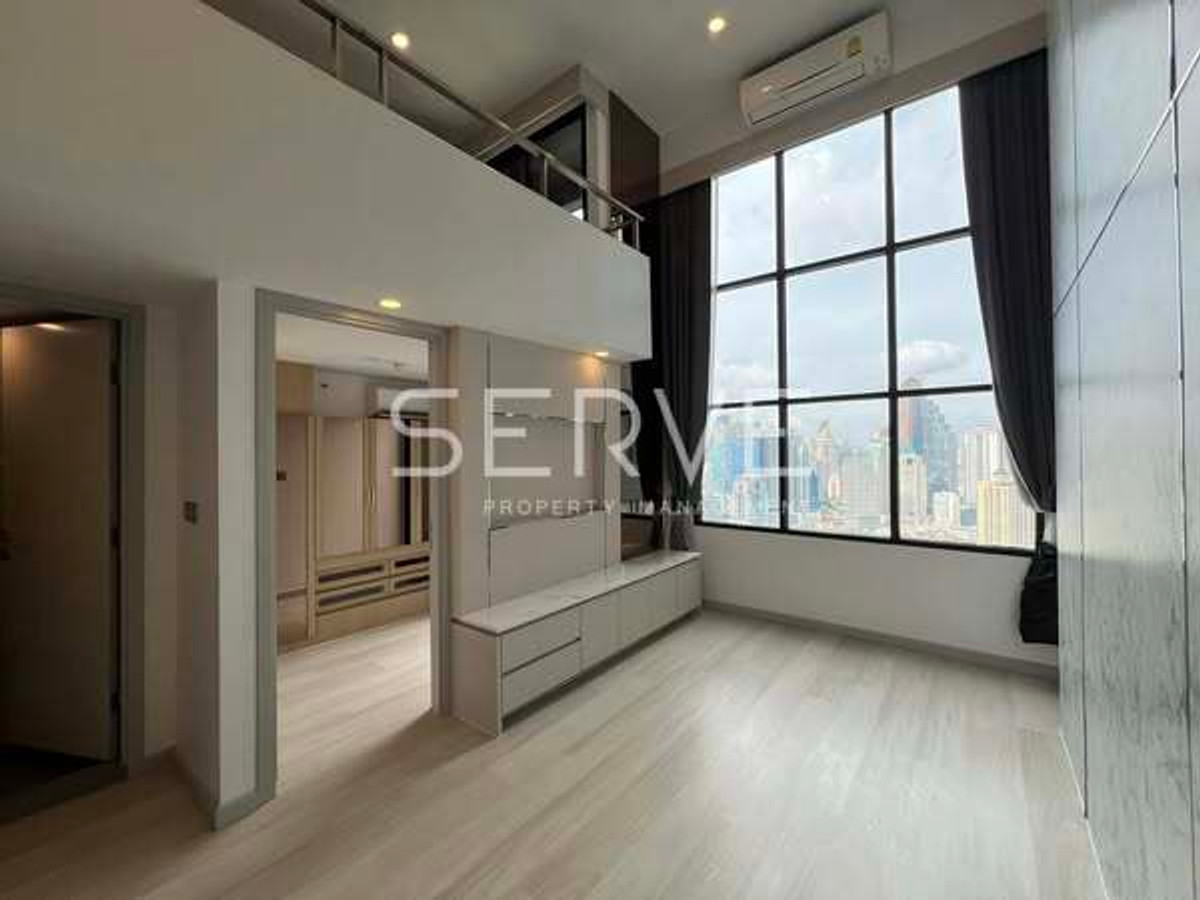 Duplex 1 Bed Super High Fl. 30+ Good View & Good Location BTS Chong Nonsi 600 m. at Knightsbridge Prime Sathorn Condo / For Sale