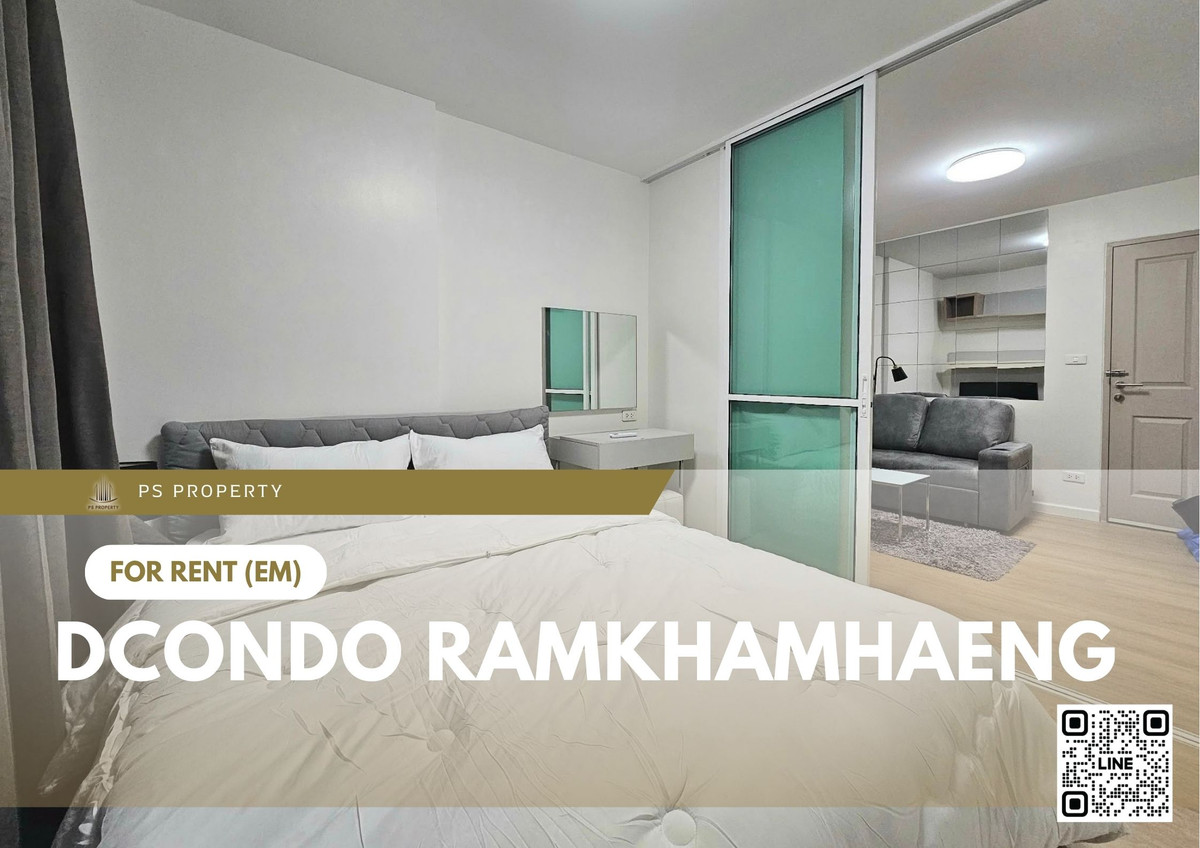 For rent 🔥 dcondo Ramkhamhaeng 🔥 Fully furnished and equipped, near Airport Link Ramkhamhaeng For rent 🔥 dcondo Ramkhamhaeng 🔥 Fully furnished and equipped, near Airport Link Ramkhamhaeng
