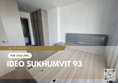 Urgent sale ✨ IDEO Sukhumvit 93 ✨ near BTS Bang Chak, fully furnished and equipped with appliances