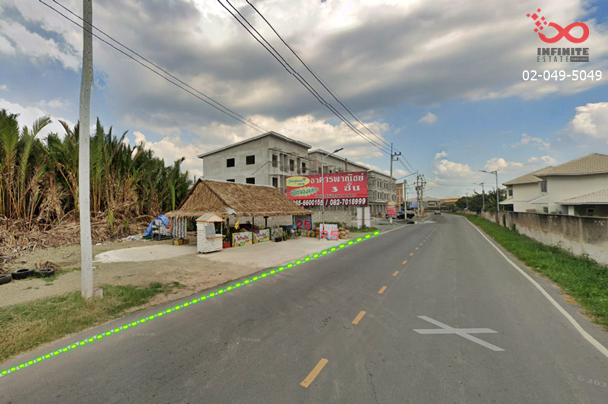 ขายที่ดิน 3ไร่ ติดถนน ซอยแสมดำ พันท้ายนรสิงห์–สมุทรสาคร 