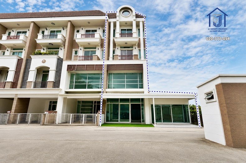 For sale and rent, 4-story home office, Premium Place 5, corner house, Ramindra Road 40. Along Ekamai-Ramindra Expressway For sale and rent, 4-story home office, Premium Place 5, corner house, Ramindra Road 40. Along Ekamai-Ramindra Expressway
