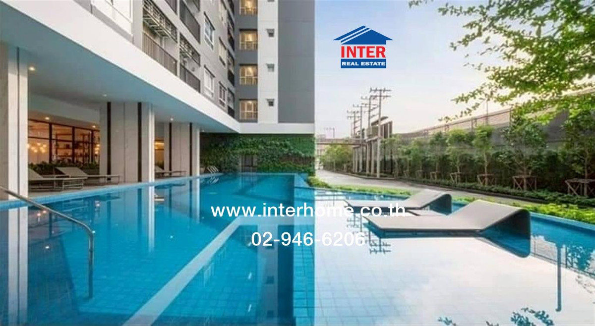 Condominium 23.57 sq m., Notting Hill Sukhumvit Phraeksa, Building A, near Robinson Samut Prakan Department Store, Soi Phraeksa, Sukhumvit Road, Srinakarin Road. Mueang Samut Prakan, Samut Prakan