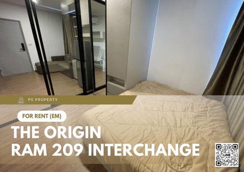 For rent 📍 The Origin Ram 209 Interchange 📍 Fully furnished and equipped, near MRT Minburi
