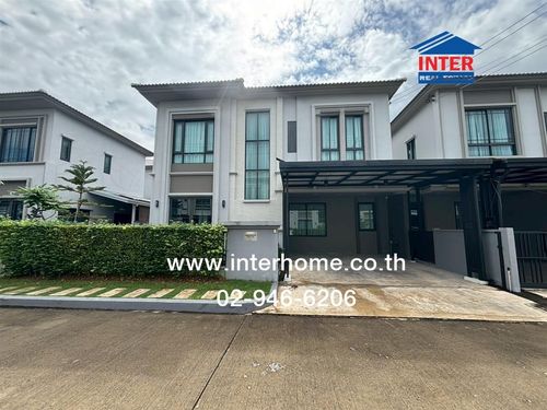Twin house, 2 floors, 40.8 sq m, Grand Pleno Village. Phahonyothin-Vibhavadi Near Future Park Soi Rangsit-Nakhon Nayok 1, Phahon Yothin Road, Khlong Luang, Pathum Thani