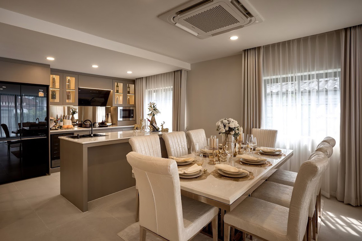 ขาย Luxury Pool Villa สุดหรู โซนแม่เหียะ ใกล้โรงเรียนนานาชาติ BCIS, Lanna International School บิ้วอินทั้งหลัง ตกแต่งครบพร้อมเข้าอยู่ SW002679 – รูปที่ 3