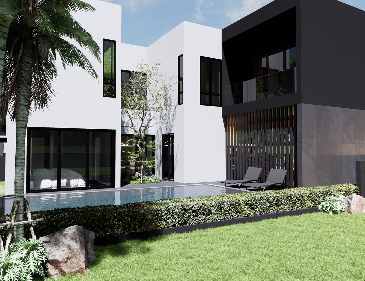 ขายพูลวิลล่า  modern pool villa สร้างใหม่ ตกแต่งครบ พร้อมอยู่ ใกล้กาดฝรั่ง หางดง เชียงใหม่ SW002715 – รูปที่ 2