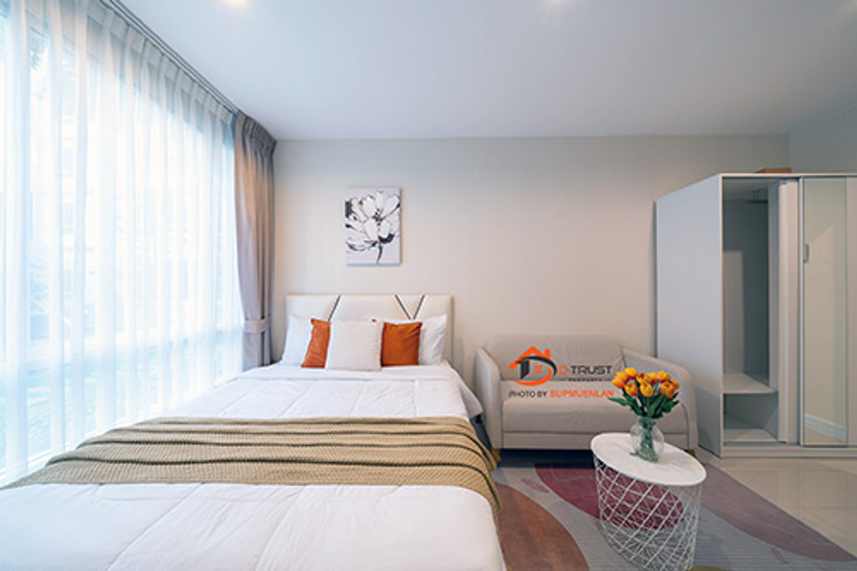 ให้เช่า คอนโด THE SKY SUKHUMVIT ใกล้ BTS อุดมสุข ห้องมุม ชั้น 1 มีเฟอร์ฯครบ – รูปที่ 3
