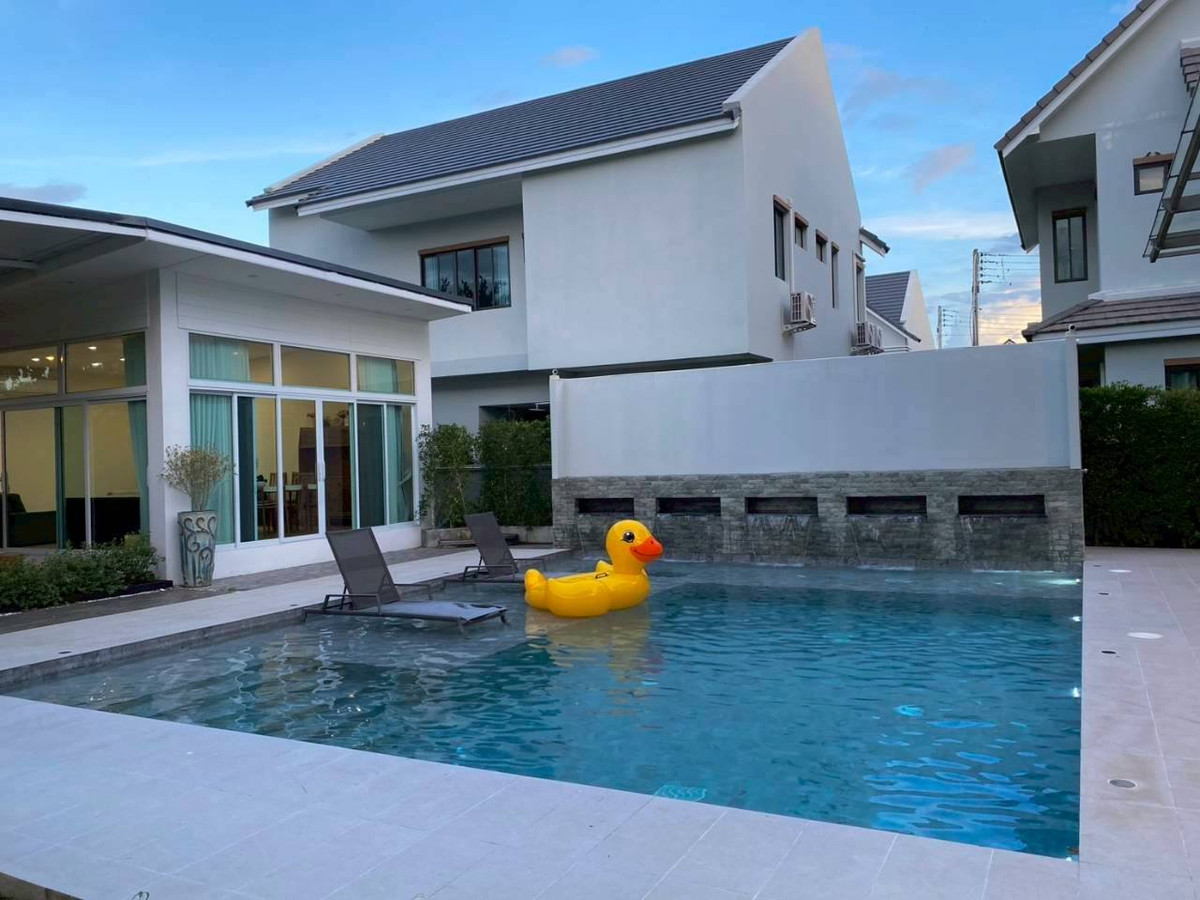 Pool villa for sale in Graceland Village, 5 bedrooms, the only house of the project. Built-in furniture Next to the main village road Opposite Grace International School SW002848 – รูปที่ 4