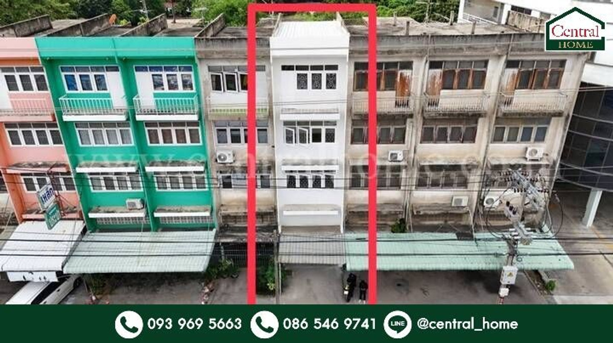 อาคารพาณิชย์ 4 ชั้น แยกปากเกร็ด นนทบุรี ทำเลดี ราคาถูก อาคารพาณิชย์ 4 ชั้น แยกปากเกร็ด นนทบุรี ทำเลดี ราคาถูก