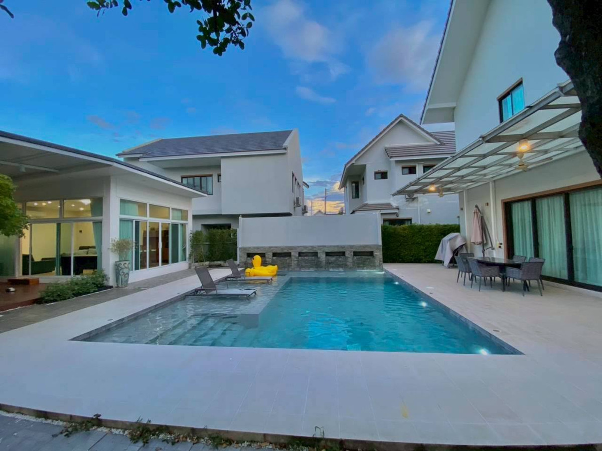 Pool villa for sale in Graceland Village, 5 bedrooms, the only house of the project. Built-in furniture Next to the main village road Opposite Grace International School SW002848 – รูปที่ 3