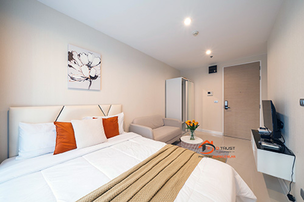 ให้เช่า คอนโด THE SKY SUKHUMVIT ใกล้ BTS อุดมสุข ห้องมุม ชั้น 1 มีเฟอร์ฯครบ – รูปที่ 2