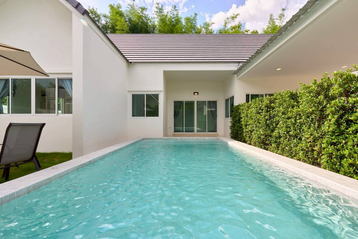 Newly built pool villa for sale, 3 bedrooms, 3 bathrooms, Maejo University area. With built-in furniture throughout SW002437 – รูปที่ 3