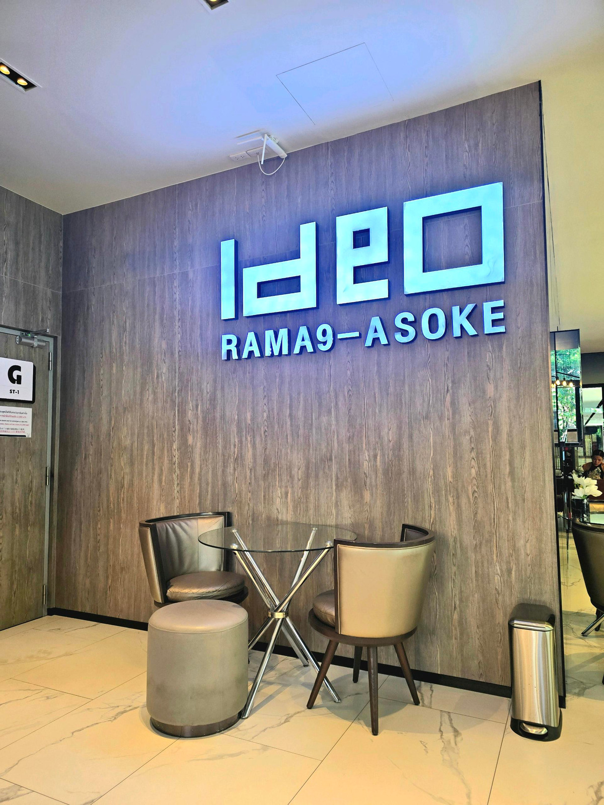 ให้เช่าคอนโด IDEO พระรามเก้า-อโศก ชั้น 26 เฟอร์+เครื่องใช้ไฟฟ้า ครบ ใกล้MRT