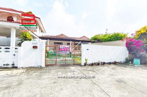 Single house, Romyen Village 5, area 50 sq m., Soi Phraya Suren 9, Intersection 5, Phraya Suren Road, Bang Chan Subdistrict, Min Buri District (city)