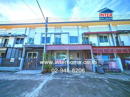 2-story townhouse, 19.2 sq m, Casa City Village, Nakhon Pathom, near Lotus Nakhon Pathom. Near Microleasing Company, Phetkasem Road, Mueang Nakhon Pathom, Nakhon Pathom