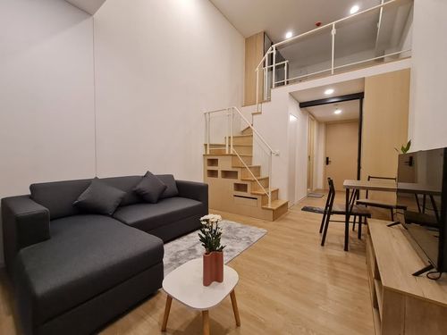 🟦🟩 [For Rent] Landmark @ MRTA Station (Siamese Rama 9) | Duplex 37.5 sq.m | 7th Fl. | 23,000 THB/Month | Ref: T2127 | LINE: @323gqmho 🟩🟦