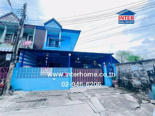 Townhouse, 2 floors, 37 sq m, Suthawee Village (Soi Phon Sawang), Theparak Road, Bang Phli, Samut Prakan.