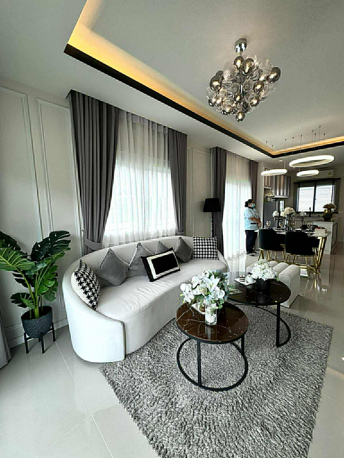 📣🌈🏡 เช่าบ้าน สิวารมณ์ เนเจอร์พลัส 2( สุขุมวิท-บางปู ) ตกแต่งสวย พร้อมเข้าอยู่ – รูปที่ 3