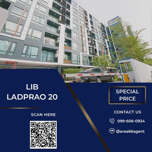 🔥ห้องพร้อมขาย‼️ คอนโด Lib Ladprao 20