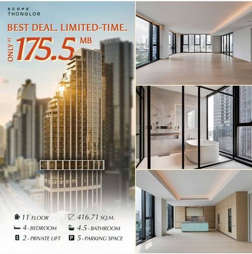 👑 The Penthouse of Penthouses! Only one room!  Penthouse, entire floor, 11th floor, Rare & Exclusive! 🔥 📞: 065-626-5636 (Khun Kee)