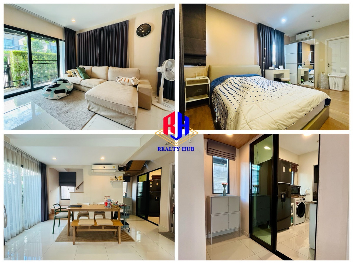 Loss of 6 hundred thousand! Selling Passorn Ramkhamhaeng-Rat Phatthana, Soi Miss Teen, new house, not much living. Beautiful like an angel Good location, convenient travel, close to the BTS. Airport Link Top,7-11, Lotus ,JC around the village
