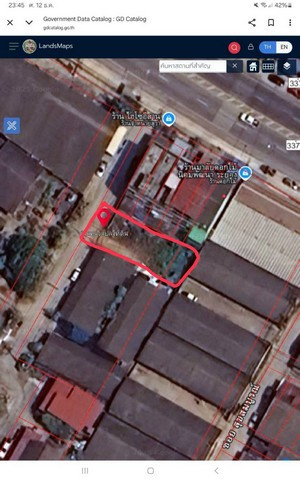 Empty land for sale, Nikhom Phatthana Rd. 3375 (near the entrance of the alley, only 35 m.), Soi Ban Lung Prasert, Nikhom Phatthana District, Rayong (Lotus Nikhom Phatthana 400 m.) – รูปที่ 3