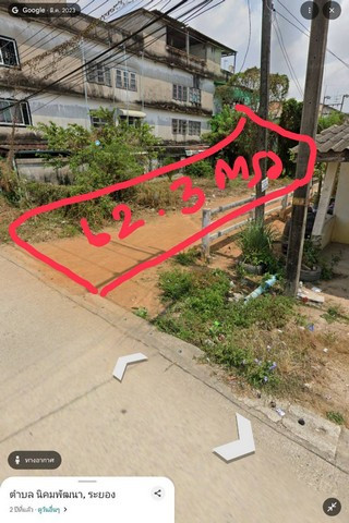 Empty land for sale, Nikhom Phatthana Rd. 3375 (near the entrance of the alley, only 35 m.), Soi Ban Lung Prasert, Nikhom Phatthana District, Rayong (Lotus Nikhom Phatthana 400 m.) – รูปที่ 4