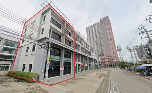 🔥 Selling at a loss of millions! Twin building, Angel location (Yield 5%) in front of Suankularb Non School 💎 with tenants 70,000/month | Selling for 16.9 million (corner room / front zone next to main road / hit through 2 booths)