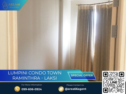 🔥For sale!! Condo Lumpini Condo Town Ramintra-Laksi