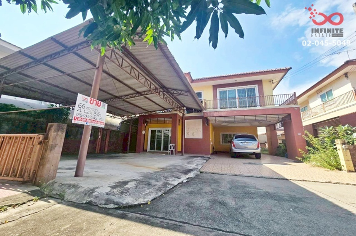 2-story detached house for sale, 66 sq m, Chat Luang 9, connected to Rangsit-Pathum Thani Road. 2-story detached house for sale, 66 sq m, Chat Luang 9, connected to Rangsit-Pathum Thani Road.