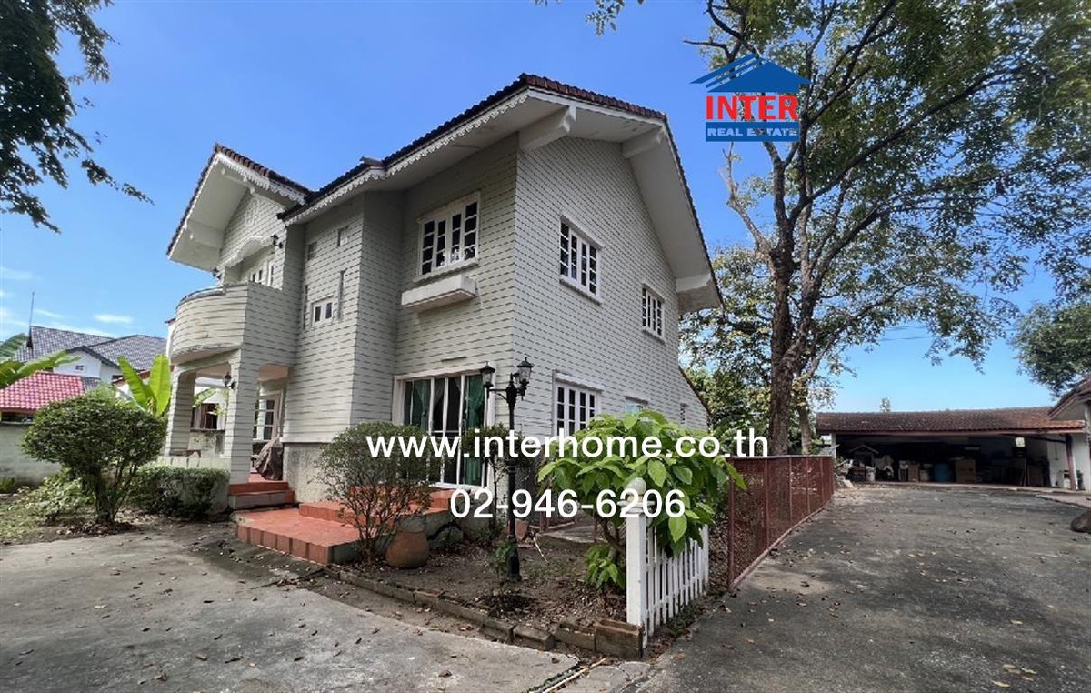 Land + 2 houses, 599 sq m, Mueang Ake Village. Near Rangsit University Soi Ek Thaksin 4, Phahonyothin Road, Kamphaeng Phet 6 Road, Ek Thaksin Road, Mueang Pathum Thani, Pathum Thani – รูปที่ 4