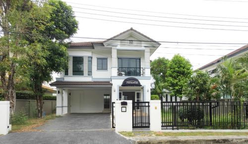 ขาย บ้านเดี่ยว 2 ชั้น หมู่บ้าน สราญสิริ รามอินทรา 1 พื้นที่ 98 ตรว. ตัวบ้านอยู่ต้นโครงการ ทำเลดี ถนนปัญญารามอินทรา ซอยซาฟารีเวิลด์ 