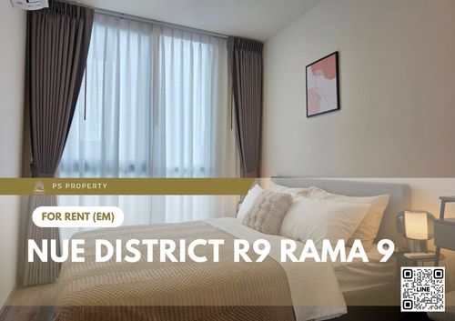 ให้เช่า ✨ Nue District R9 Rama 9 ✨ เฟอร์นิเจอร์ และ เครื่องใช้ไฟฟ้าครบ ใกล้ MRT พระราม 9