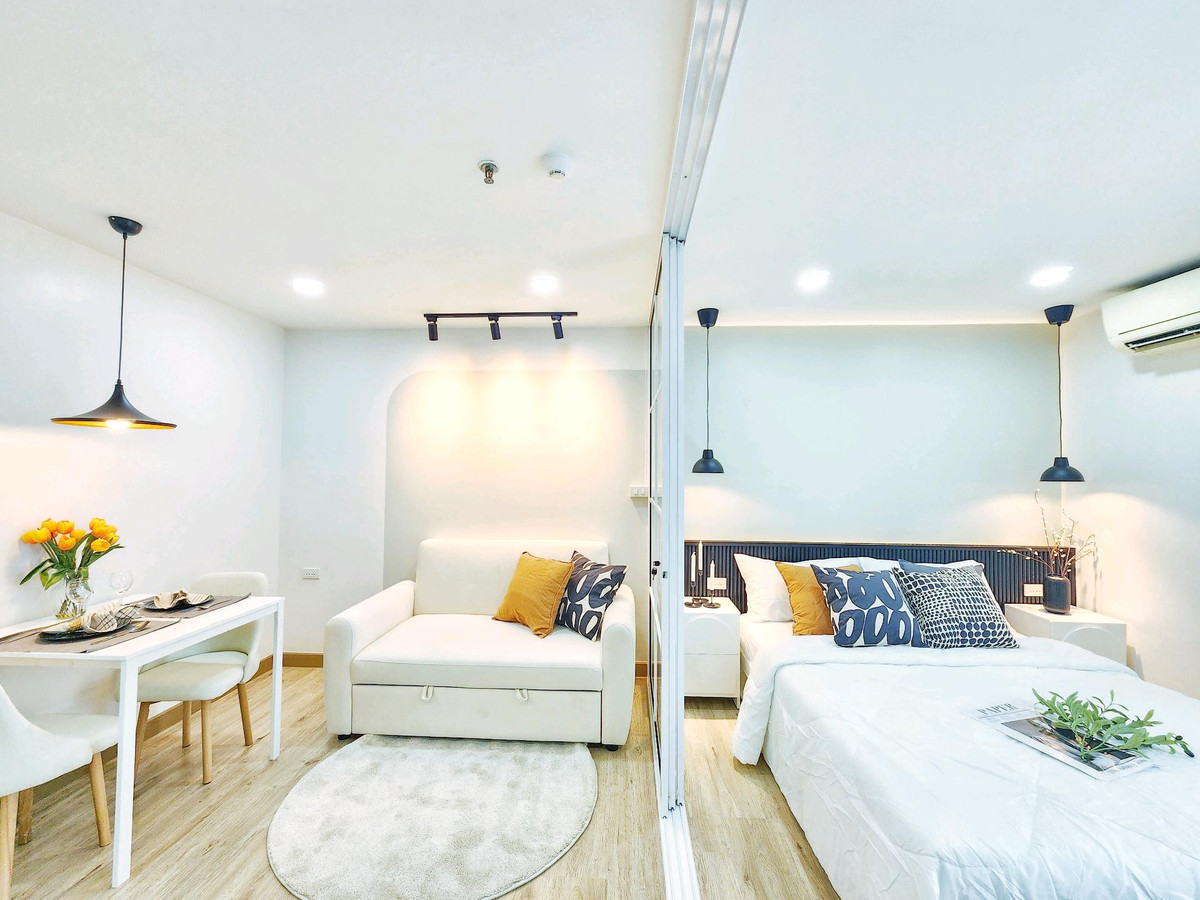 Condo in Prachachuen zone, oops!! Who is a health person? What clean things do you like? Lets take a look at this room. Colorful, very pleasing to the eyes with the Regent Home 6/1 project. Installments starting at only 5,xxx baht/month, salary 15,000